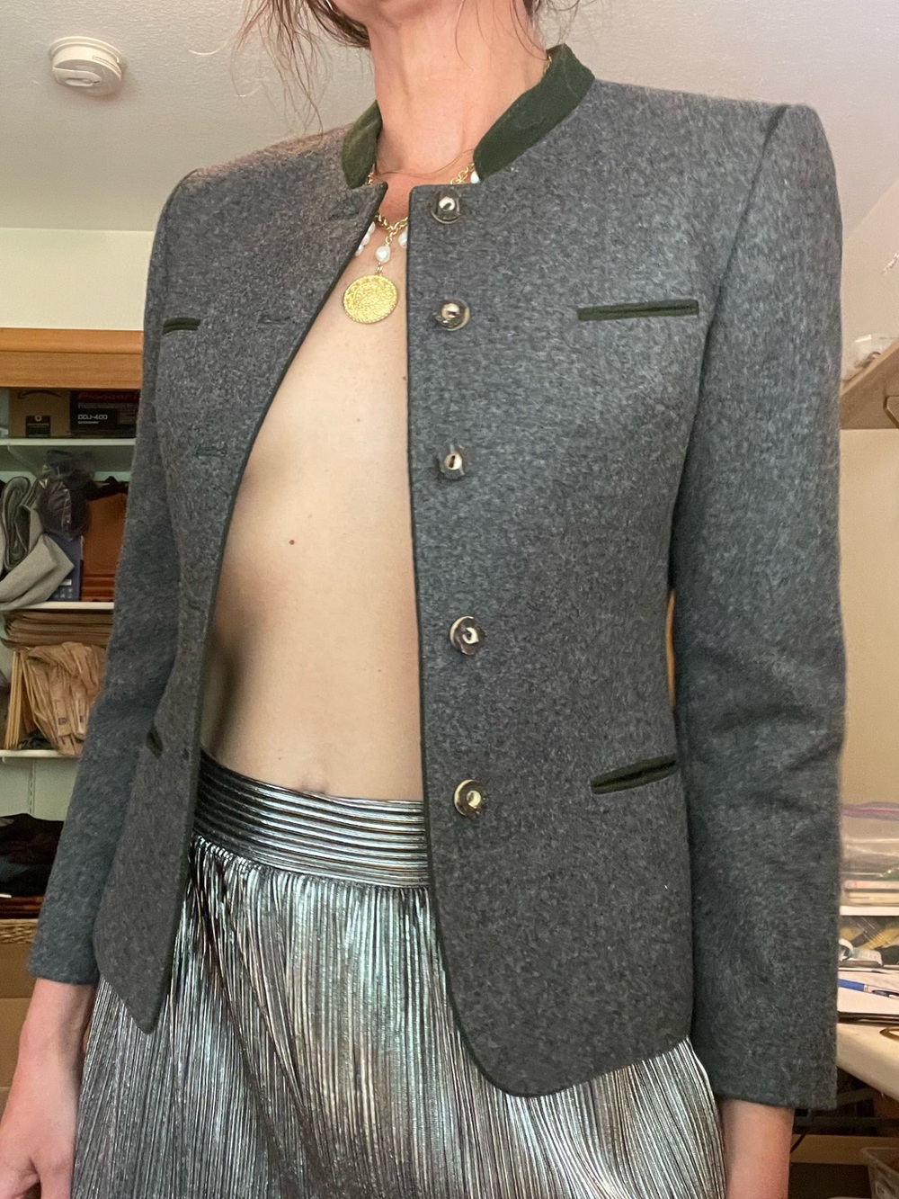 Vintage Tofana Made in Austria Wool Coat Size 2/XS - Picture 3 of 16
